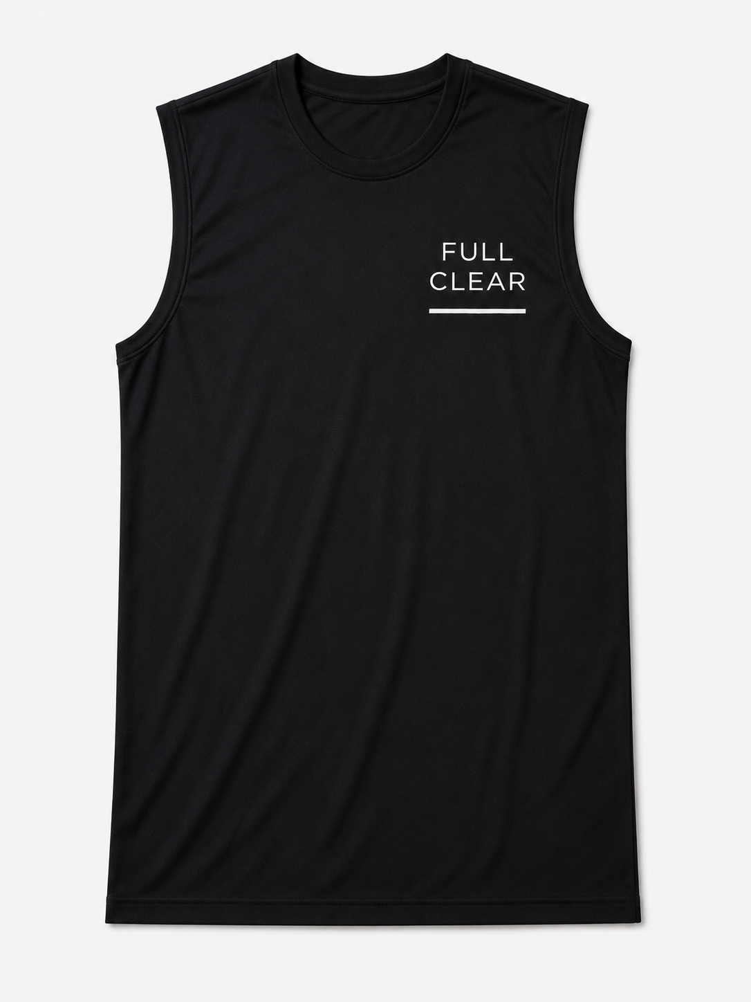 Men's Black Performance Tank | Full Clear Athletic Training Tank