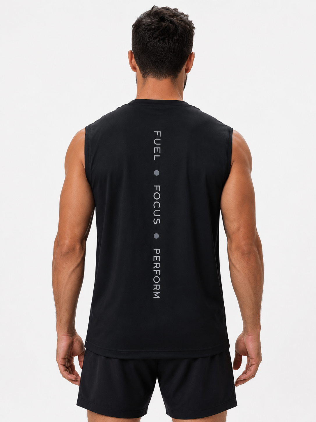 Men's Black Performance Tank | Full Clear Athletic Training Tank