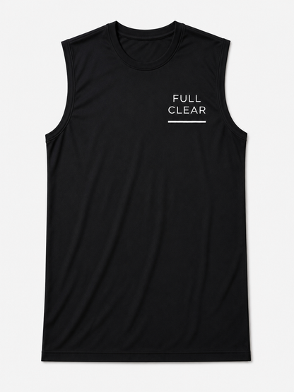 Men's Black Performance Tank | Full Clear Athletic Training Tank