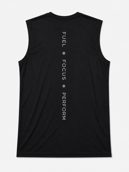 Men's Black Performance Tank | Full Clear Athletic Training Tank