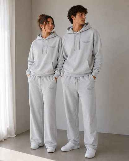 PREORDER | Full Clear Performance Adult Heather Grey Heavyweight Hoodie | Unisex Athletic Hoodie