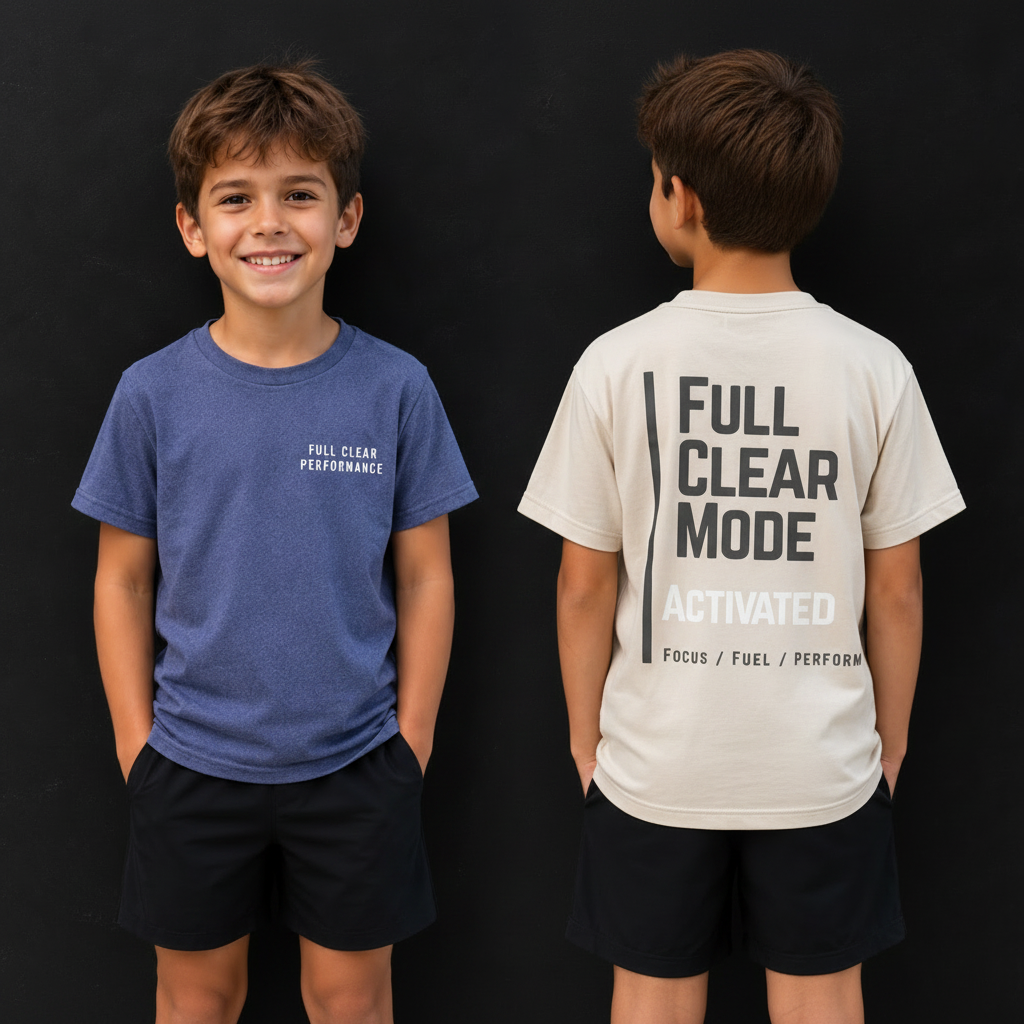 Youth Full Clear Mode Activated™ Lifestyle Tee