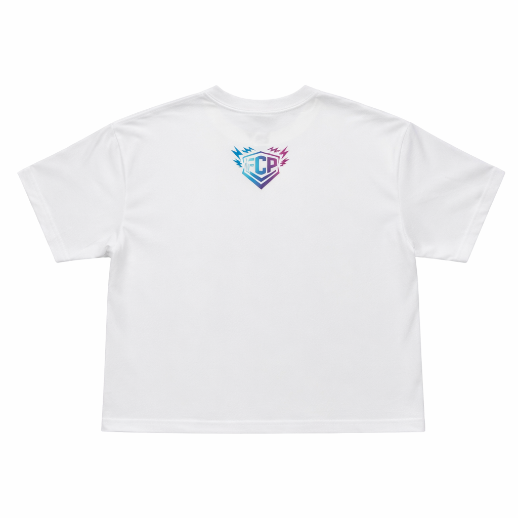 Full Clear Performance Women’s Dream Big Train Hard Crop Top | Boxy Fit Cropped T-Shirt