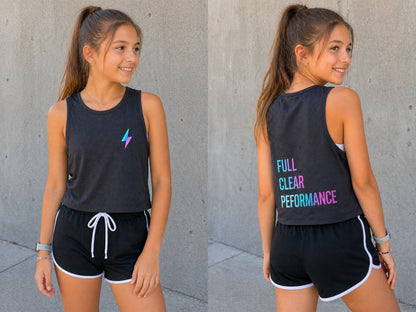 Full Clear Performance Women’s Lightning Swing Tank