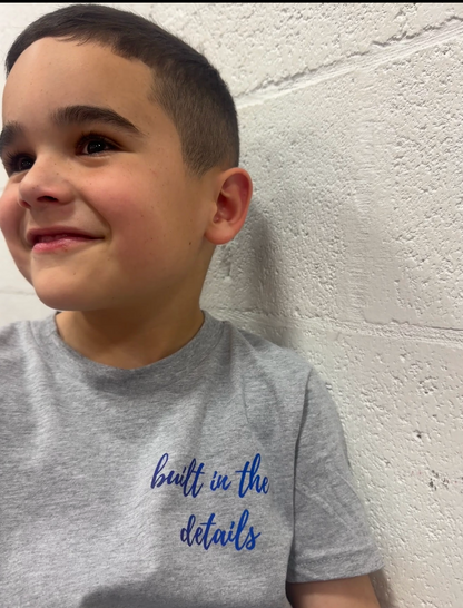 Built in the Details Tee | Kids & Adults | Limited Drop